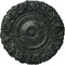 Ekena Millwork Marseille Ceiling Medallion (Fits Canopies up to 7 3/8"), 21"OD x 2"P, Painted Turtle Crackle CM21MAPTC - alternate 1